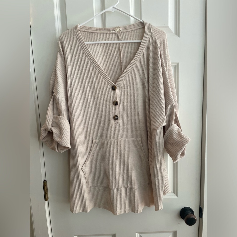 Main Strip Beige Sweater